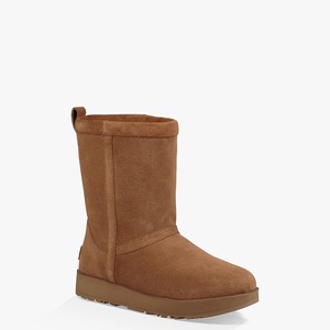 Ugg Classic Short Waterproof Alla Väderstövlar Dam Bruna (610937HAR)